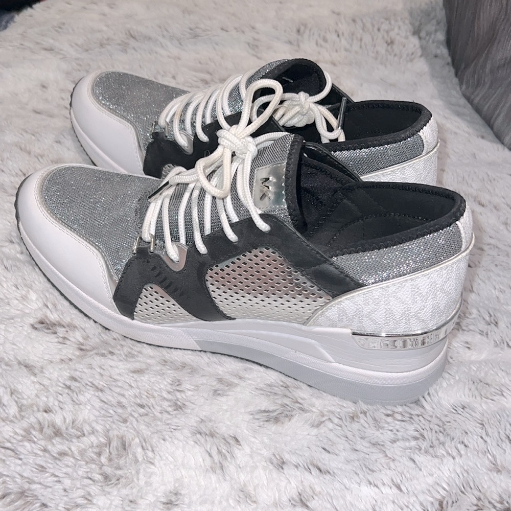 Michael Kors Sparkly Wedge Sneakers
